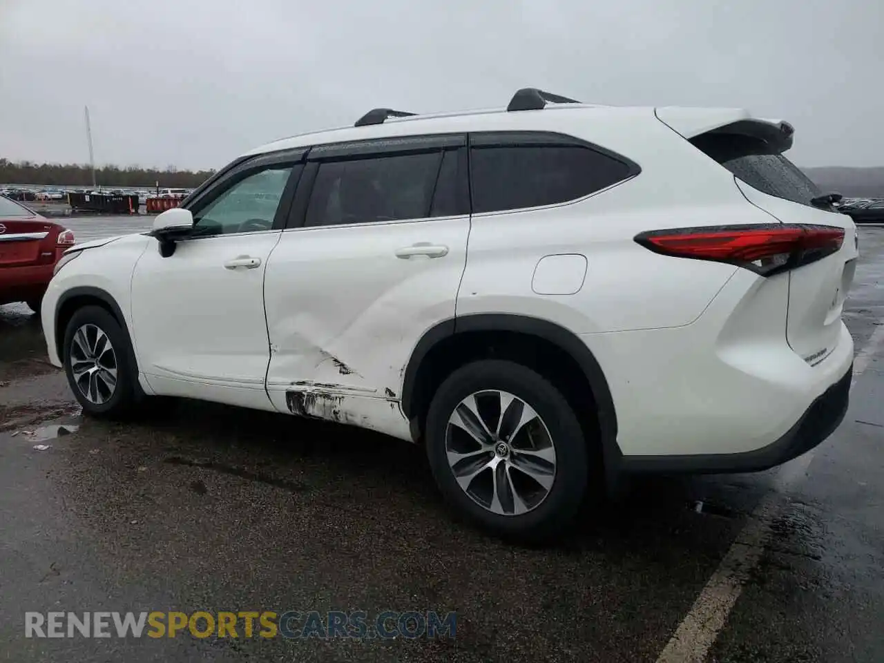 2 Фотография поврежденного автомобиля 5TDGZRBH7LS508320 TOYOTA HIGHLANDER 2020
