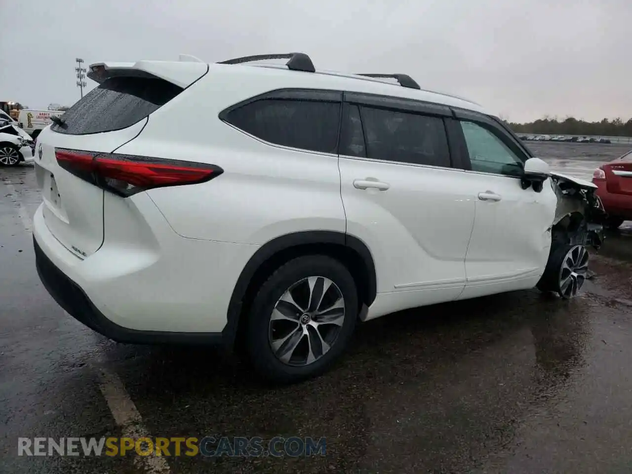 3 Фотография поврежденного автомобиля 5TDGZRBH7LS508320 TOYOTA HIGHLANDER 2020