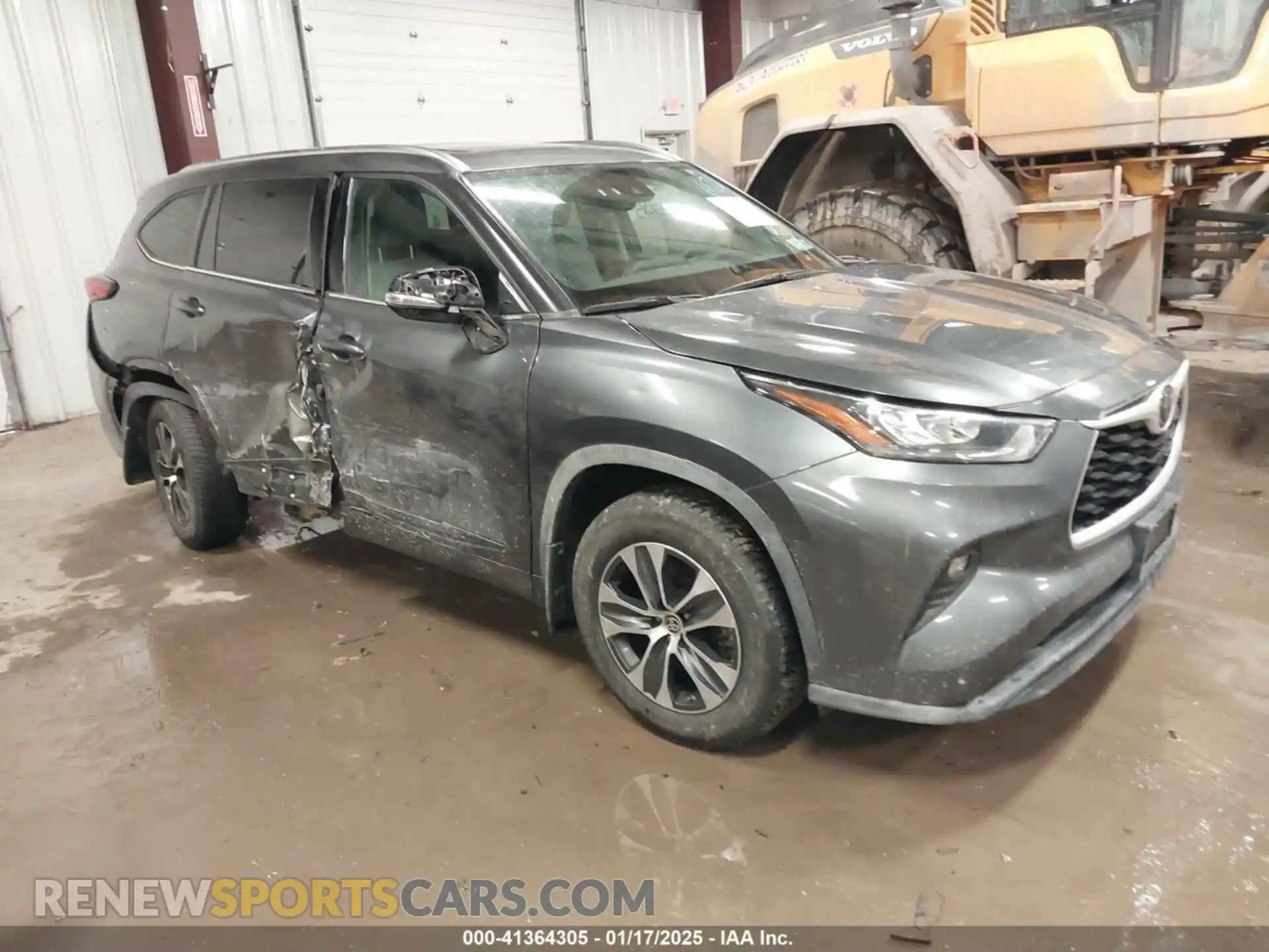 1 Photograph of a damaged car 5TDGZRBH8LS022292 TOYOTA HIGHLANDER 2020