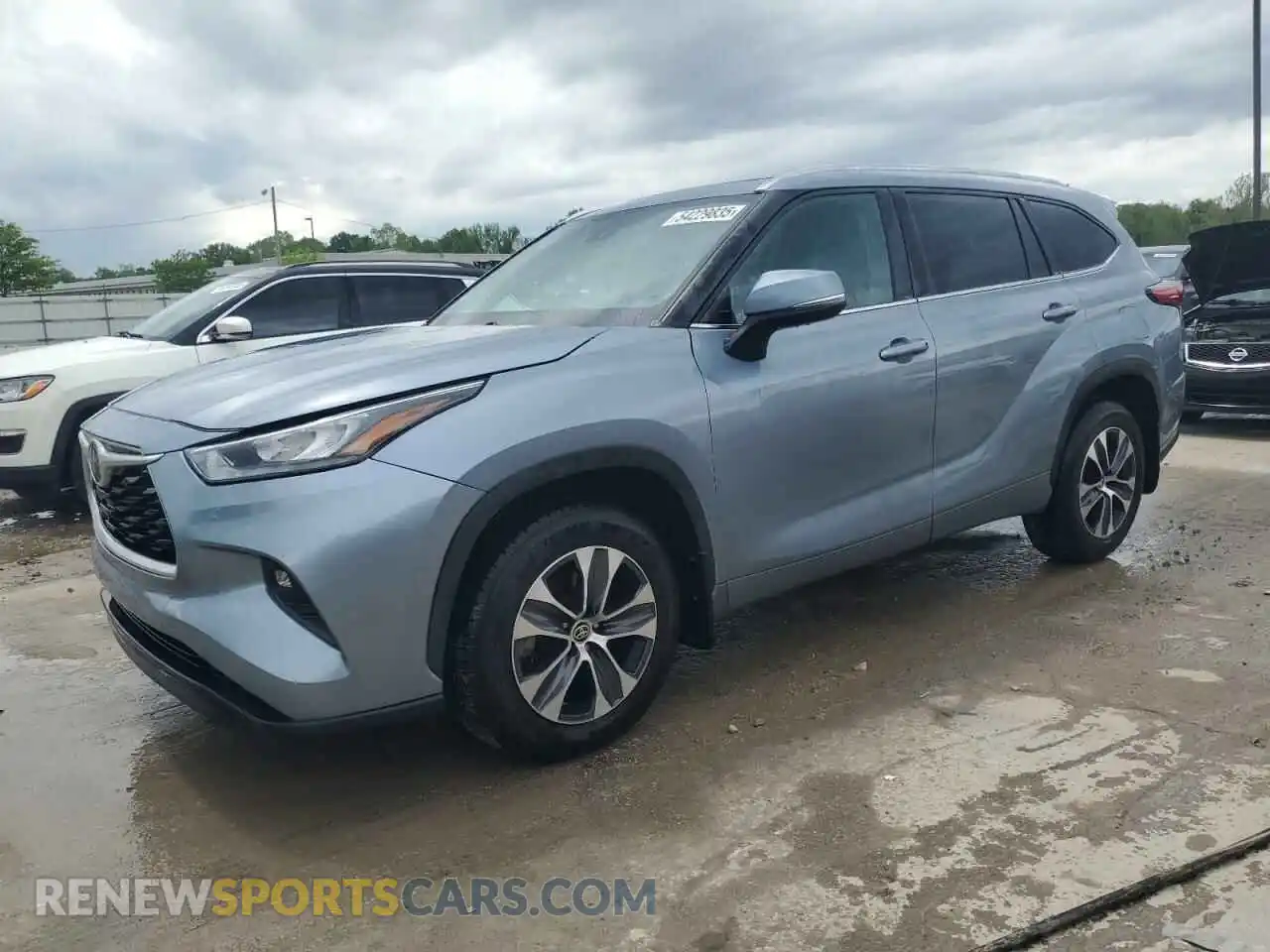 1 Photograph of a damaged car 5TDGZRBH8LS024401 TOYOTA HIGHLANDER 2020