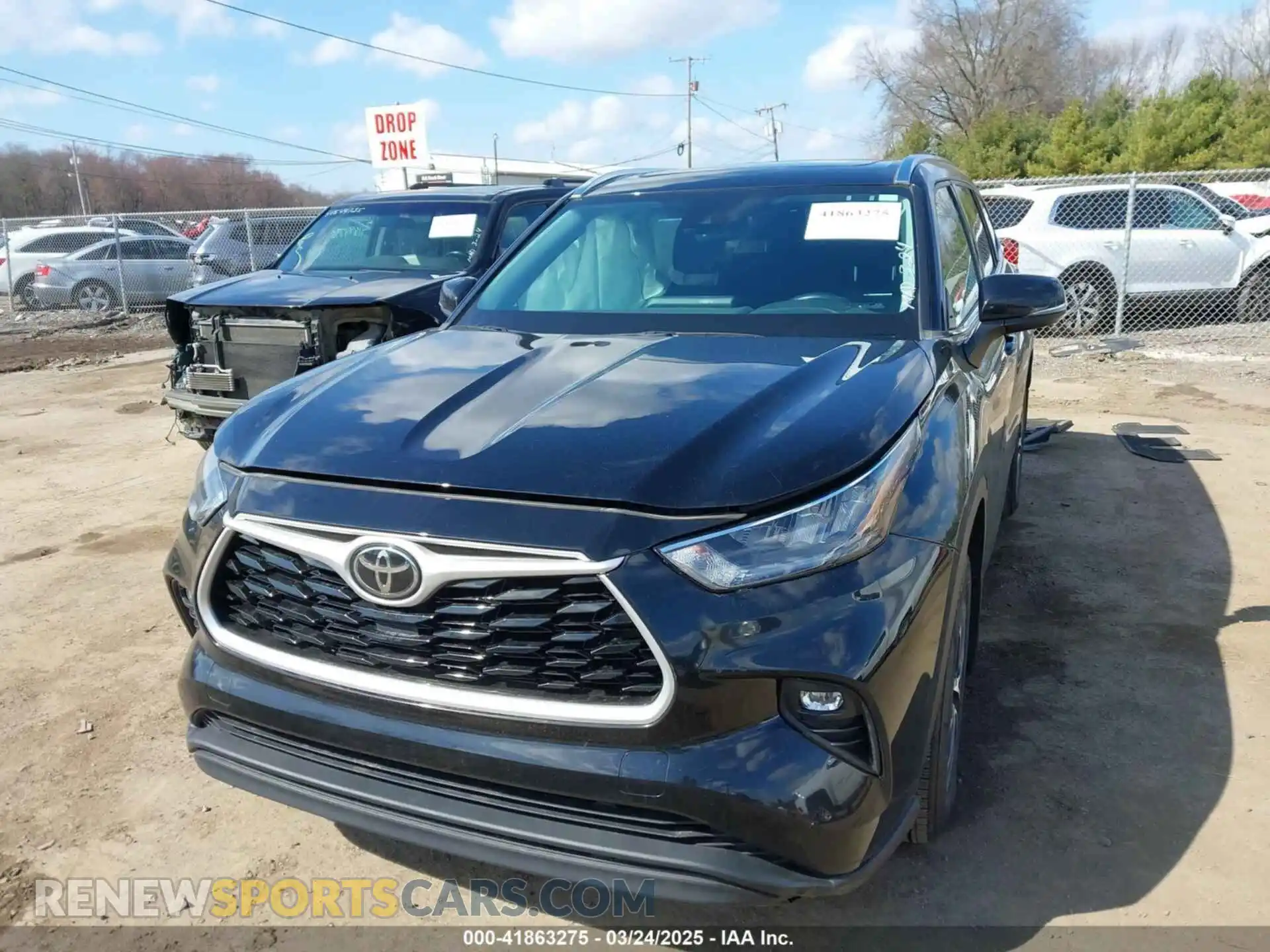 2 Photograph of a damaged car 5TDGZRBH9LS054572 TOYOTA HIGHLANDER 2020