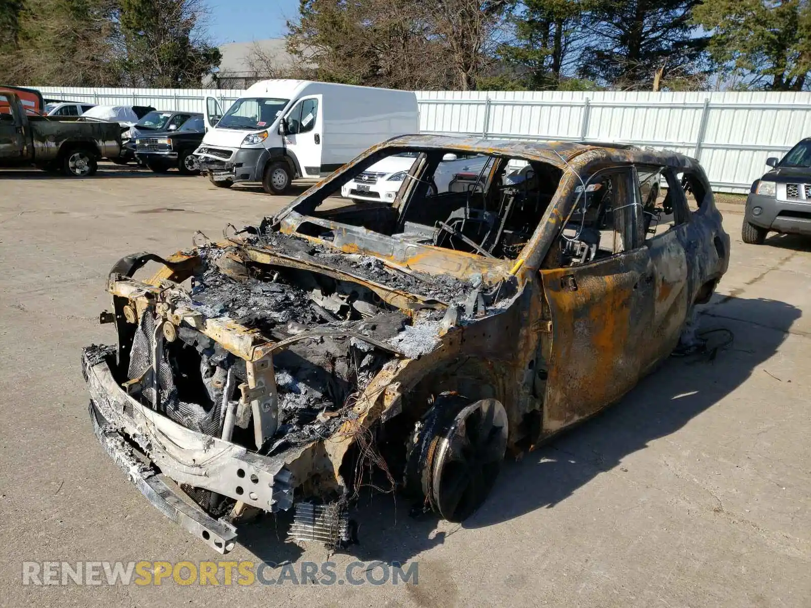 2 Photograph of a damaged car 5TDGZRBH9LS507251 TOYOTA HIGHLANDER 2020