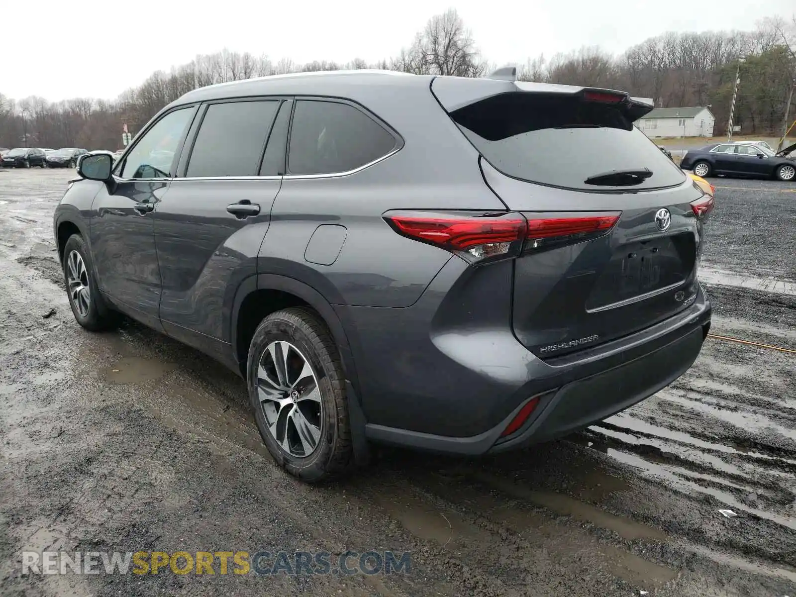 3 Фотография поврежденного автомобиля 5TDGZRBH9LS509050 TOYOTA HIGHLANDER 2020