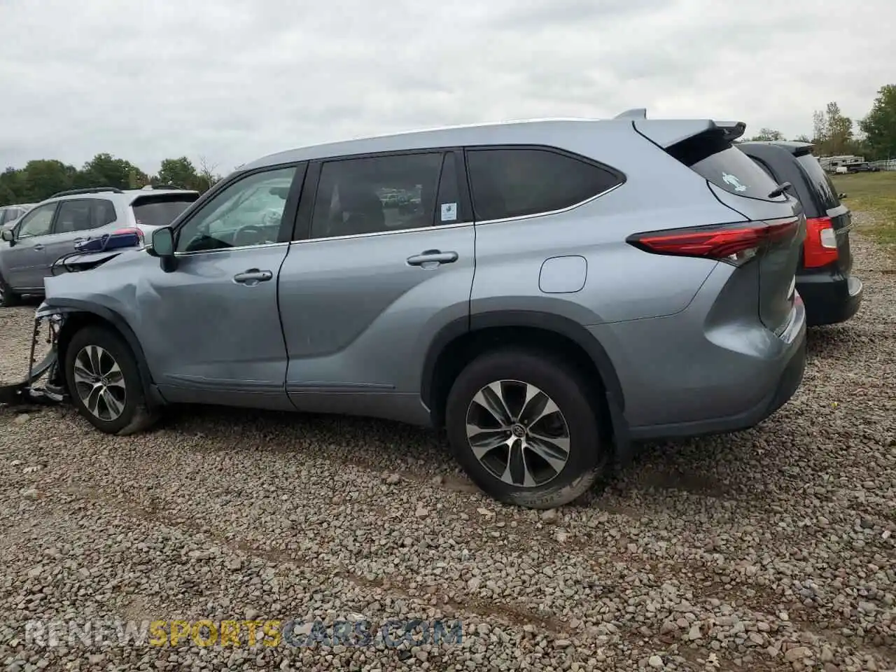 2 Photograph of a damaged car 5TDGZRBHXLS010158 TOYOTA HIGHLANDER 2020