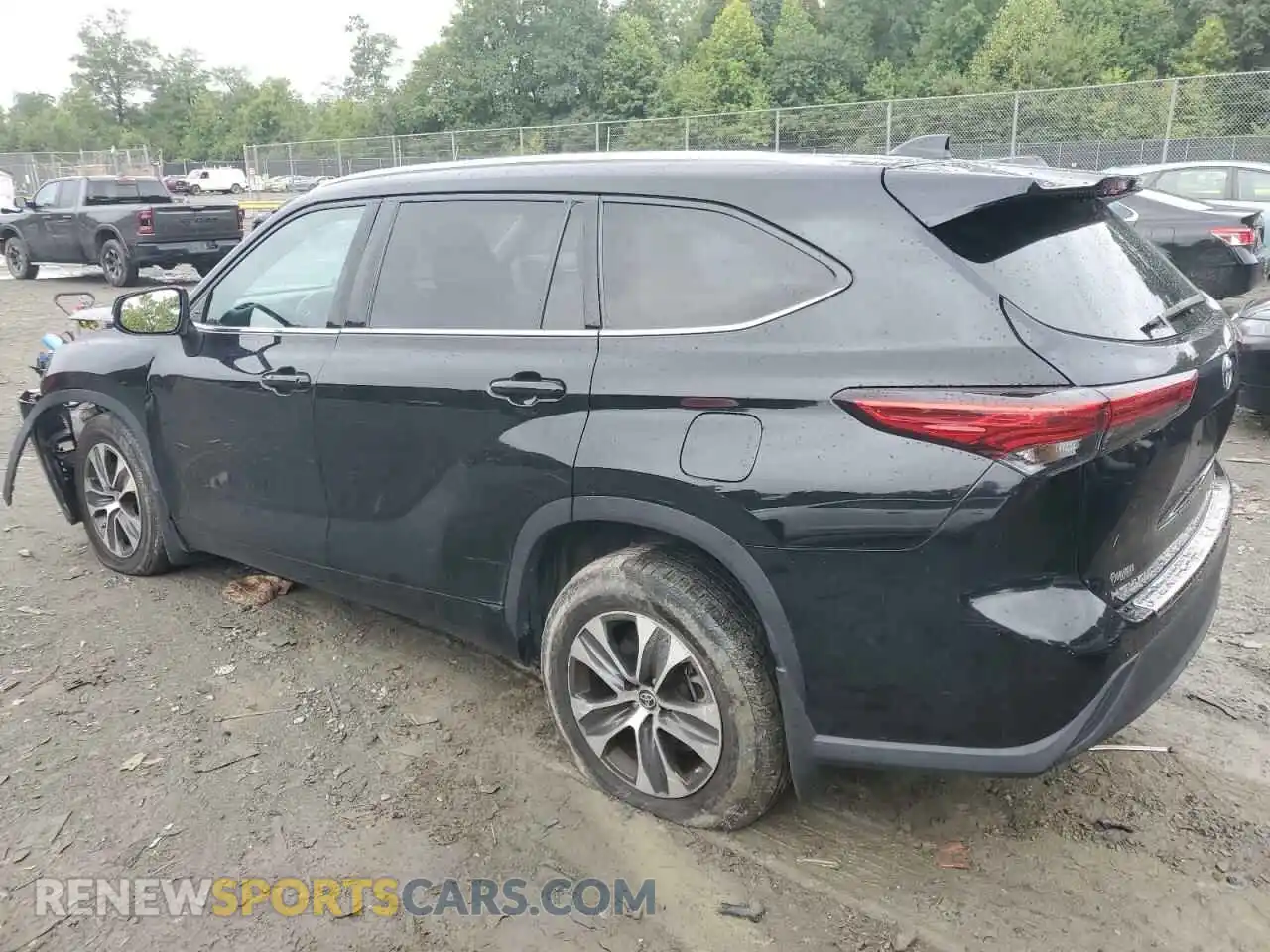 2 Photograph of a damaged car 5TDGZRBHXLS500664 TOYOTA HIGHLANDER 2020