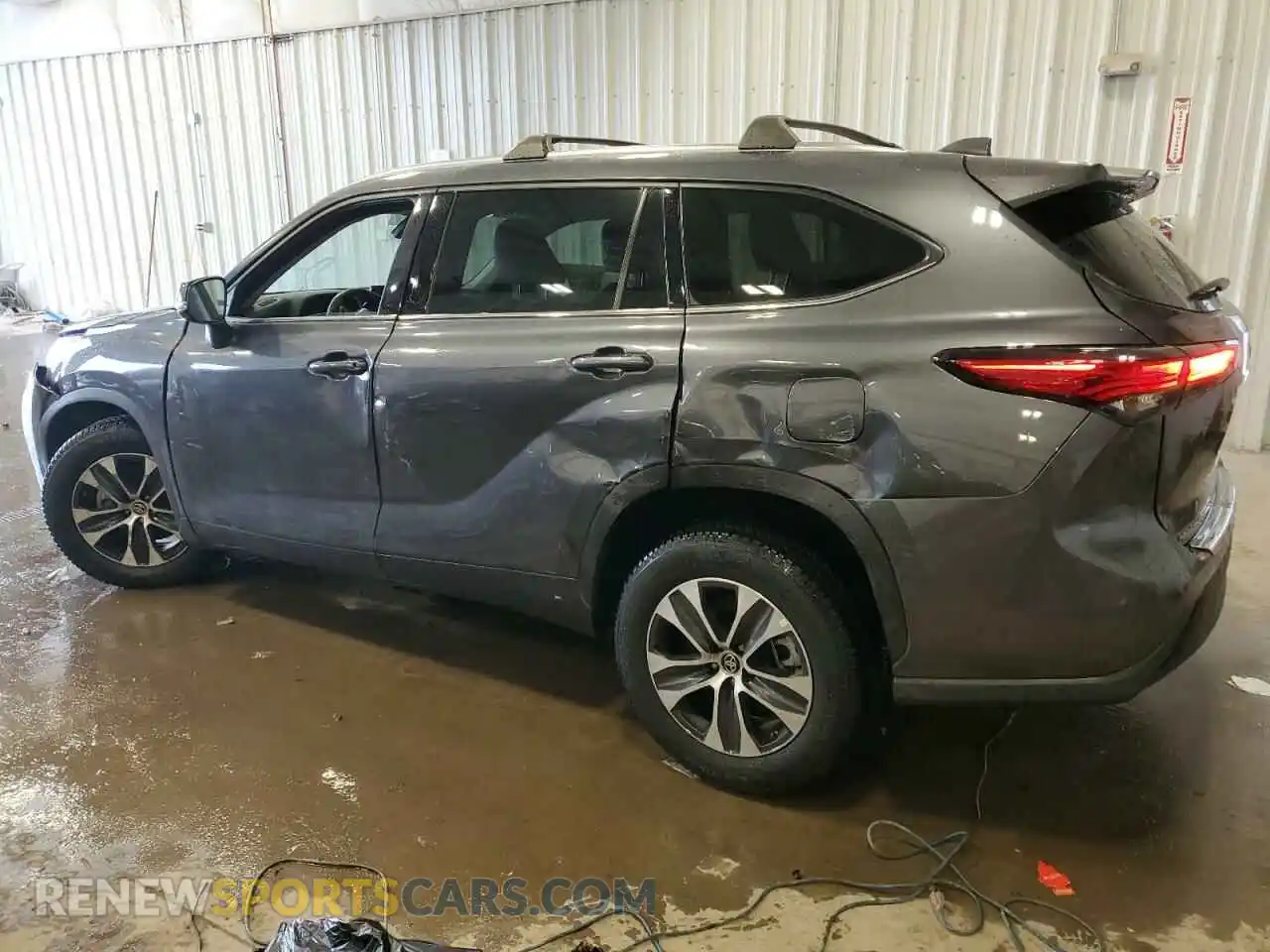 2 Photograph of a damaged car 5TDHZRAH2LS013609 TOYOTA HIGHLANDER 2020