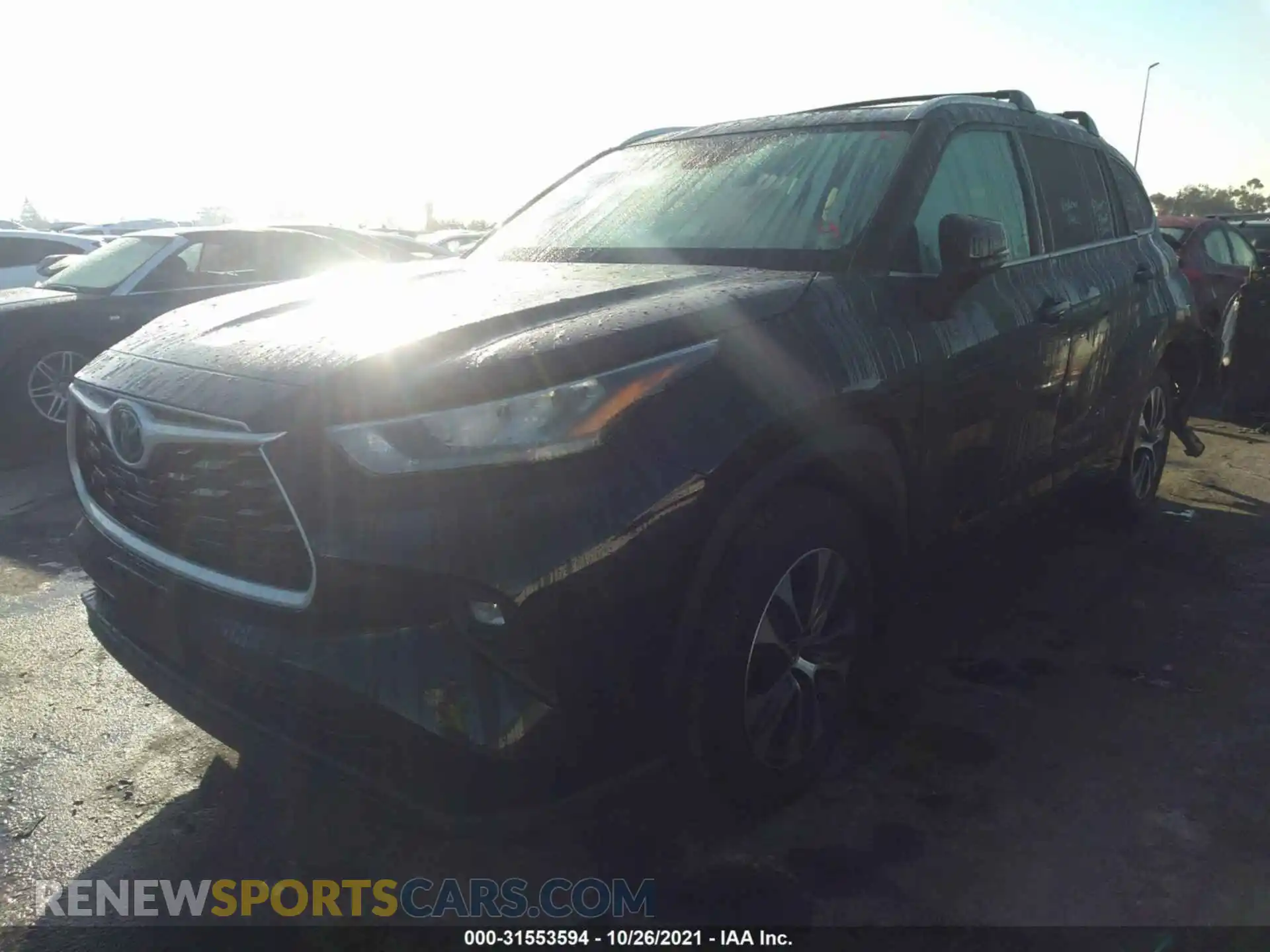 2 Photograph of a damaged car 5TDHZRAH8LS007653 TOYOTA HIGHLANDER 2020