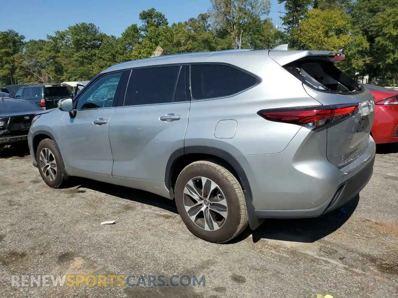 2 Фотография поврежденного автомобиля 5TDHZRBH2LS052960 TOYOTA HIGHLANDER 2020