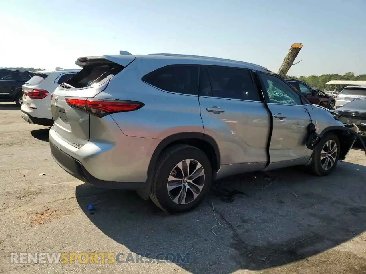 3 Фотография поврежденного автомобиля 5TDHZRBH2LS052960 TOYOTA HIGHLANDER 2020