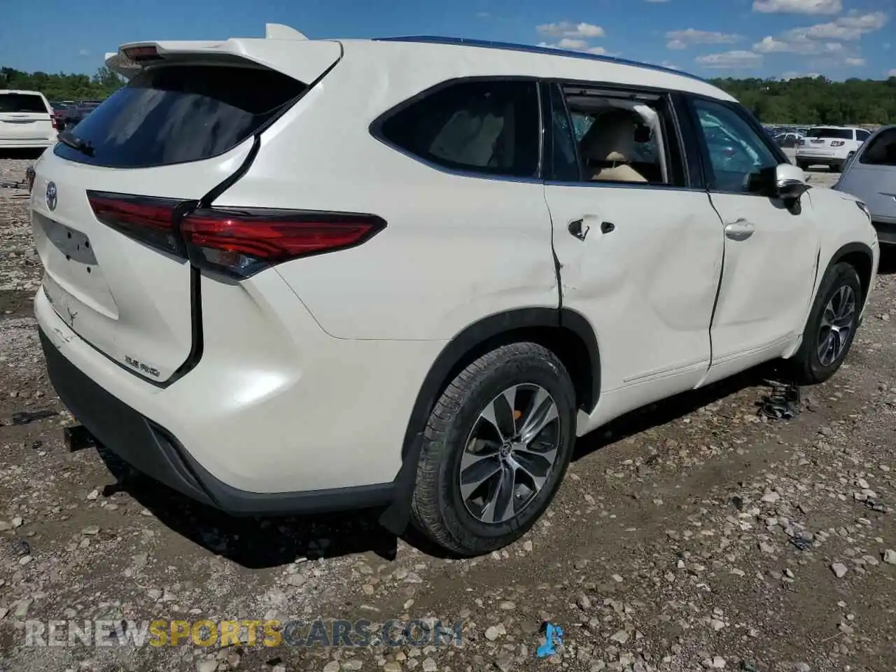 3 Фотография поврежденного автомобиля 5TDHZRBH4LS502298 TOYOTA HIGHLANDER 2020