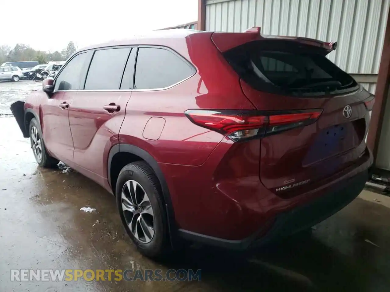 3 Photograph of a damaged car 5TDHZRBH6LS036566 TOYOTA HIGHLANDER 2020