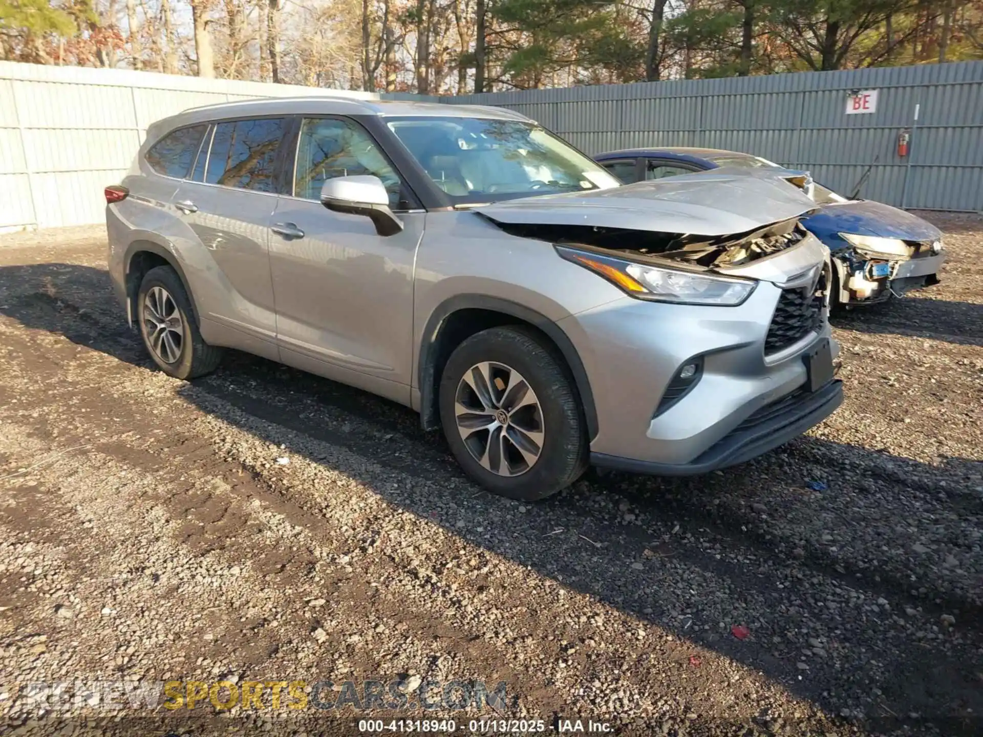 1 Photograph of a damaged car 5TDHZRBH6LS510645 TOYOTA HIGHLANDER 2020