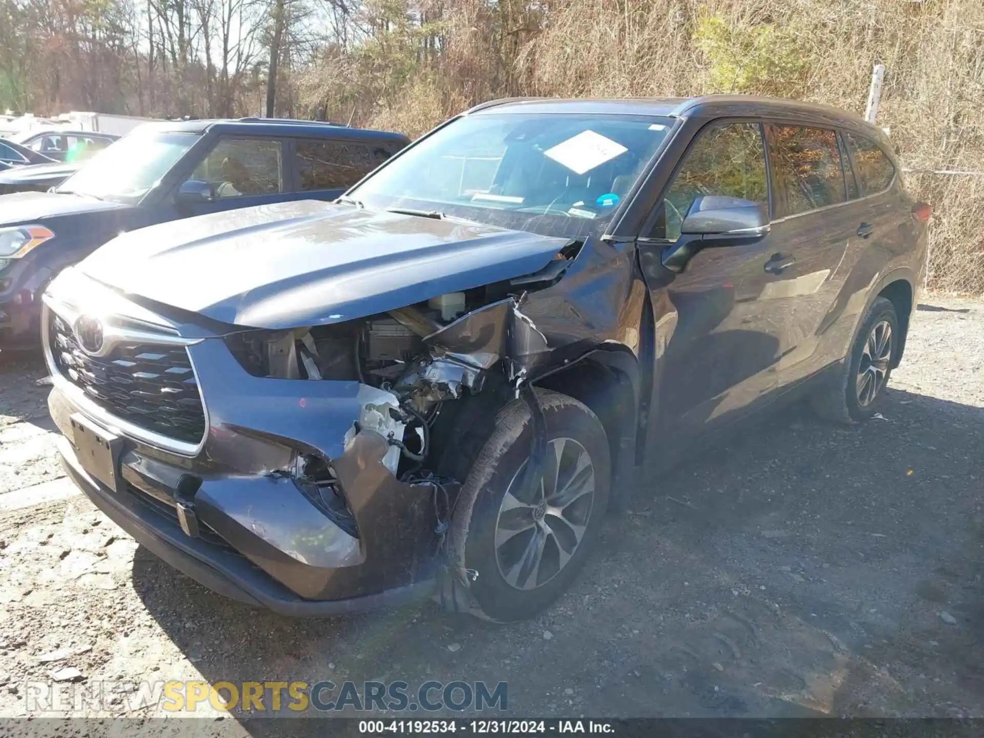 2 Photograph of a damaged car 5TDHZRBH8LS020370 TOYOTA HIGHLANDER 2020