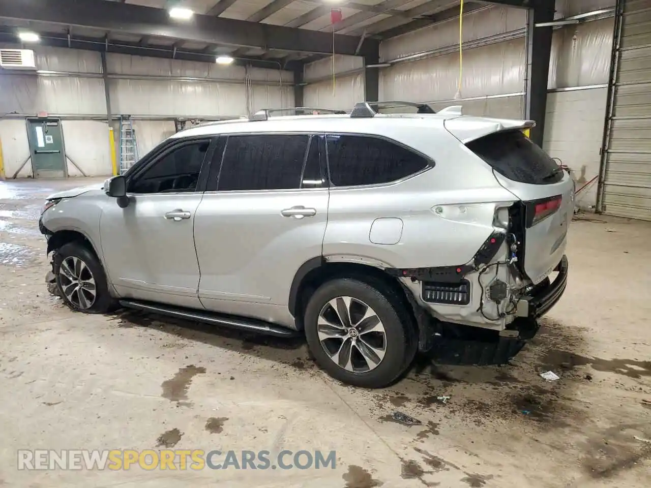 2 Photograph of a damaged car 5TDHZRBH8LS517595 TOYOTA HIGHLANDER 2020