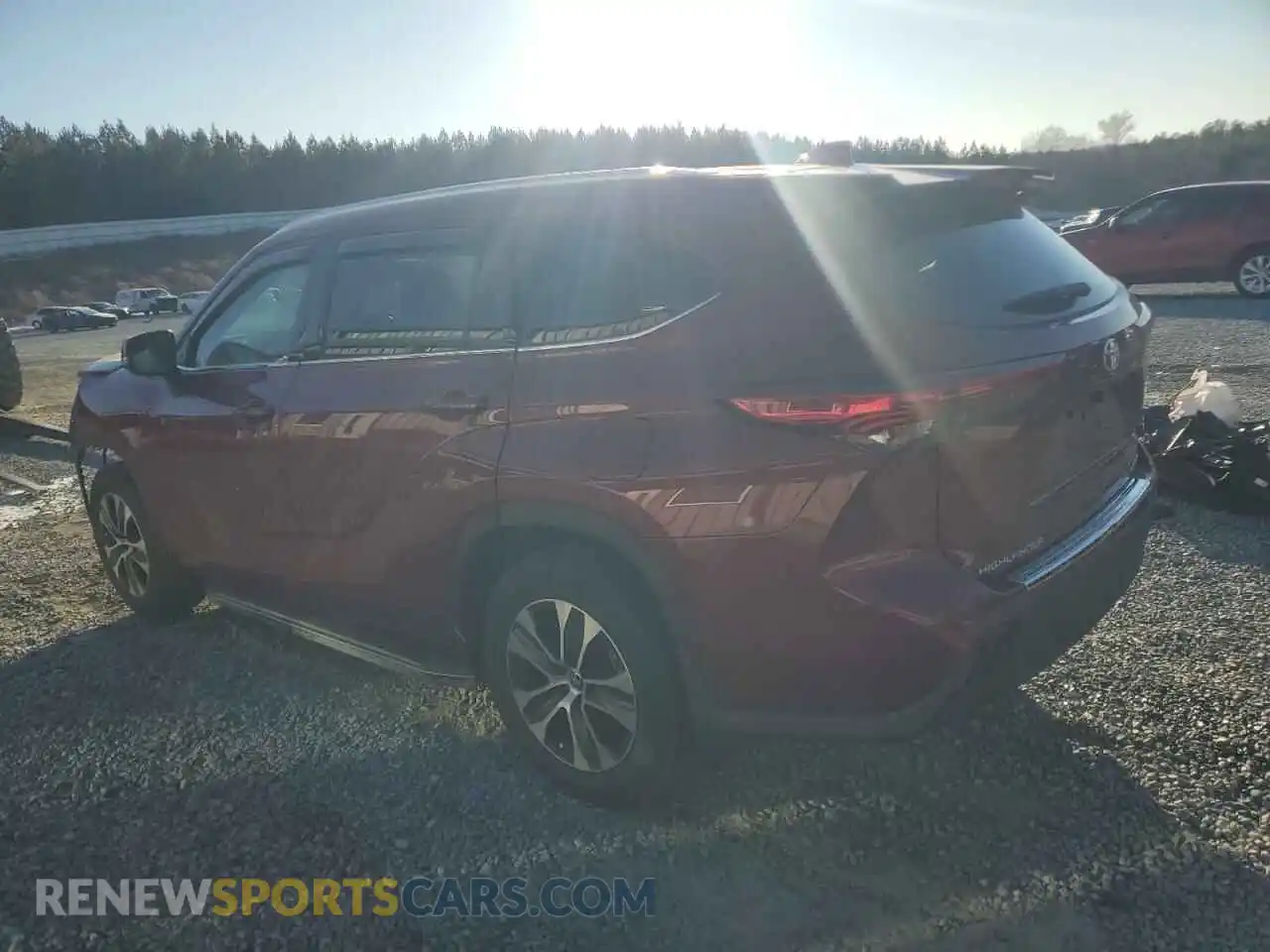 2 Photograph of a damaged car 5TDHZRBH9LS506525 TOYOTA HIGHLANDER 2020