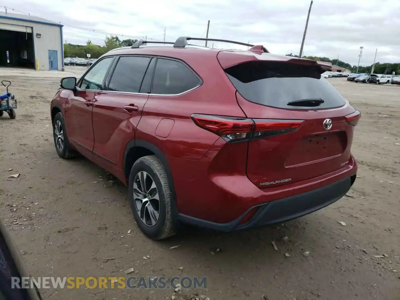 3 Photograph of a damaged car 5TDHZRBHXLS030771 TOYOTA HIGHLANDER 2020