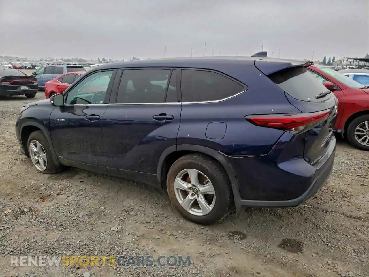 2 Photograph of a damaged car 5TDBBRCH0MS043670 TOYOTA HIGHLANDER 2021