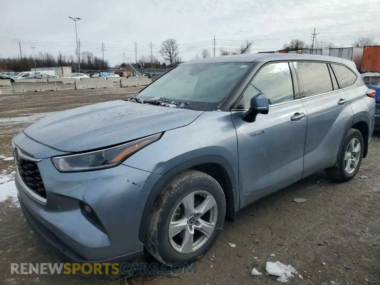 1 Photograph of a damaged car 5TDBBRCH1MS054788 TOYOTA HIGHLANDER 2021