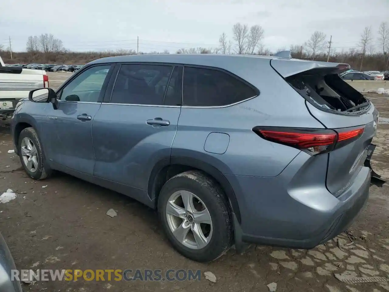 2 Photograph of a damaged car 5TDBBRCH1MS054788 TOYOTA HIGHLANDER 2021