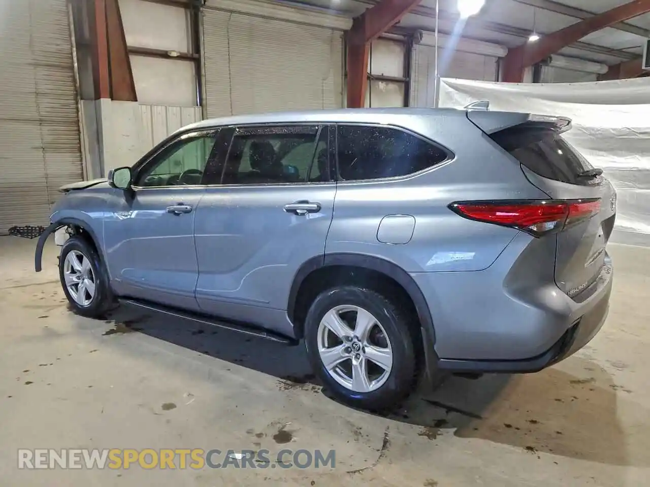 2 Photograph of a damaged car 5TDBBRCH1MS063684 TOYOTA HIGHLANDER 2021