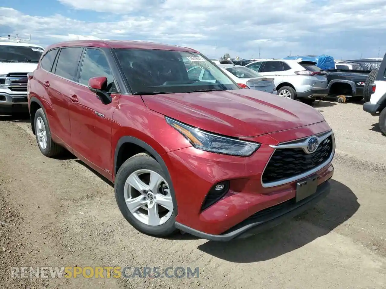 1 Photograph of a damaged car 5TDBBRCH1MS517089 TOYOTA HIGHLANDER 2021