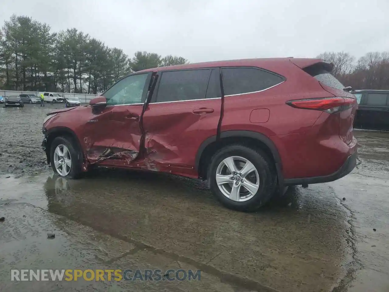 2 Photograph of a damaged car 5TDBBRCH1MS518064 TOYOTA HIGHLANDER 2021