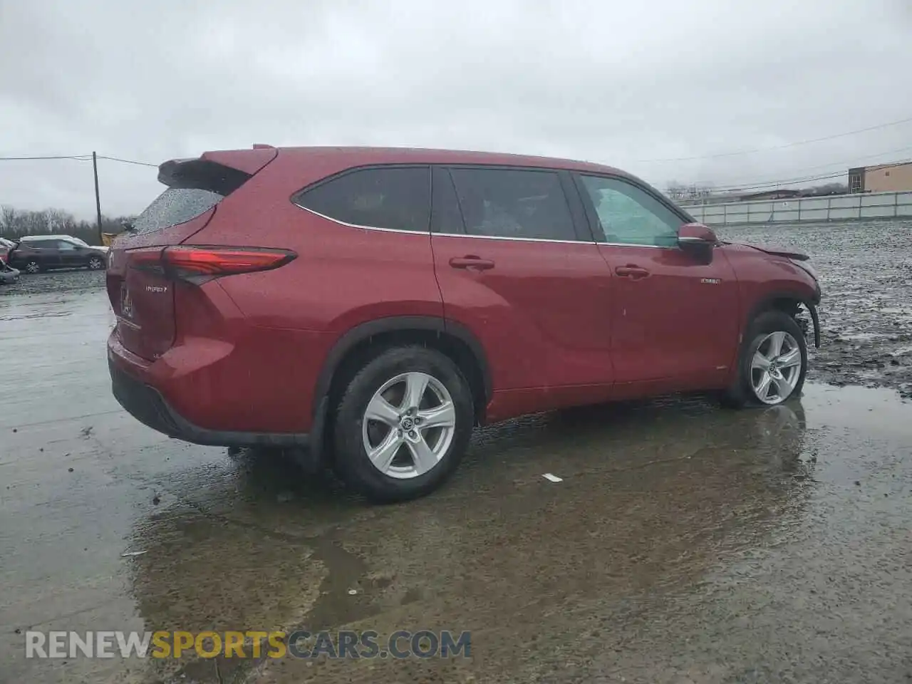 3 Photograph of a damaged car 5TDBBRCH1MS518064 TOYOTA HIGHLANDER 2021