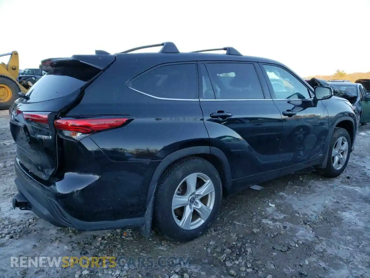 3 Photograph of a damaged car 5TDBBRCH3MS518051 TOYOTA HIGHLANDER 2021