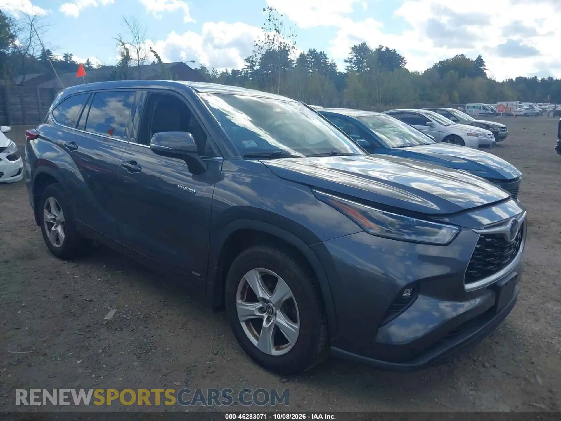 1 Photograph of a damaged car 5TDBBRCH4MS021218 TOYOTA HIGHLANDER 2021