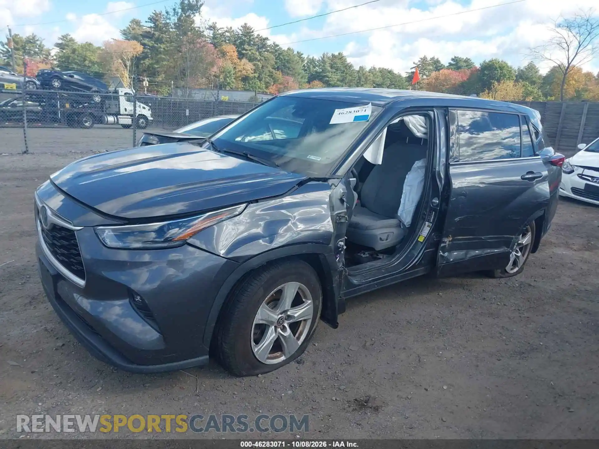 2 Photograph of a damaged car 5TDBBRCH4MS021218 TOYOTA HIGHLANDER 2021