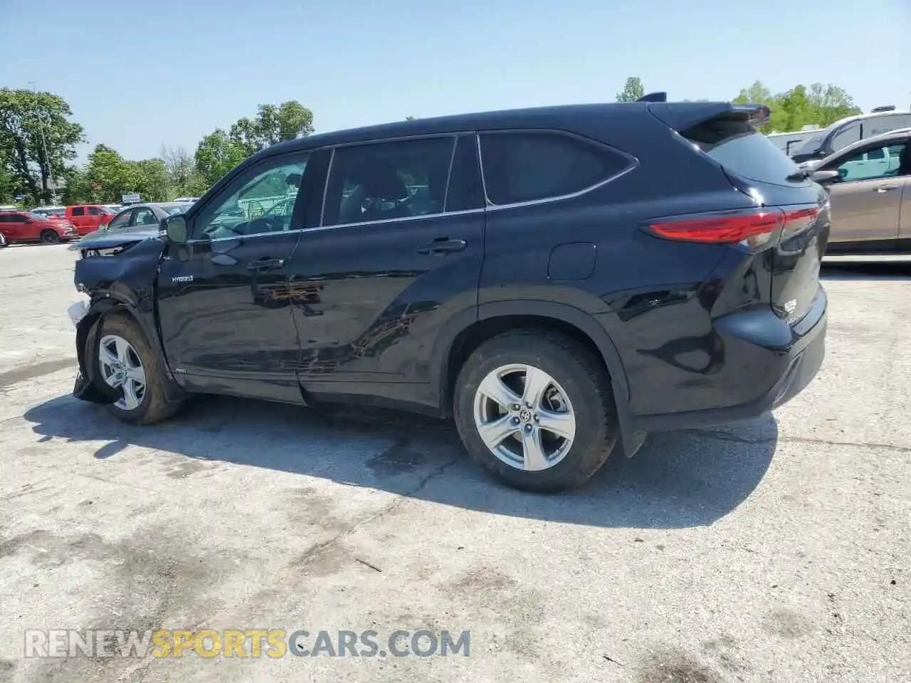 2 Photograph of a damaged car 5TDBBRCH4MS515899 TOYOTA HIGHLANDER 2021