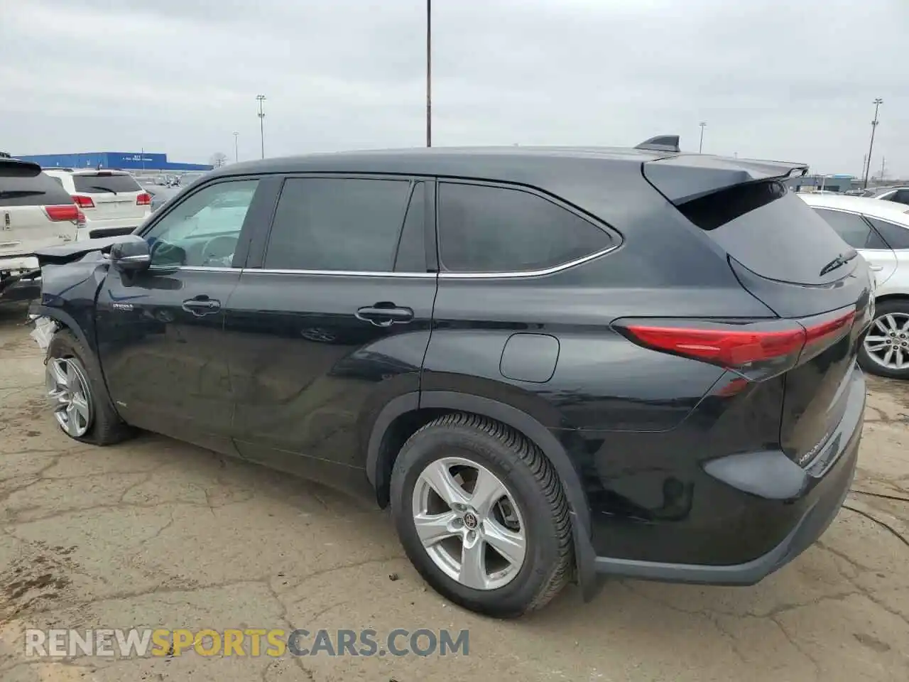 2 Photograph of a damaged car 5TDBBRCH4MS516423 TOYOTA HIGHLANDER 2021