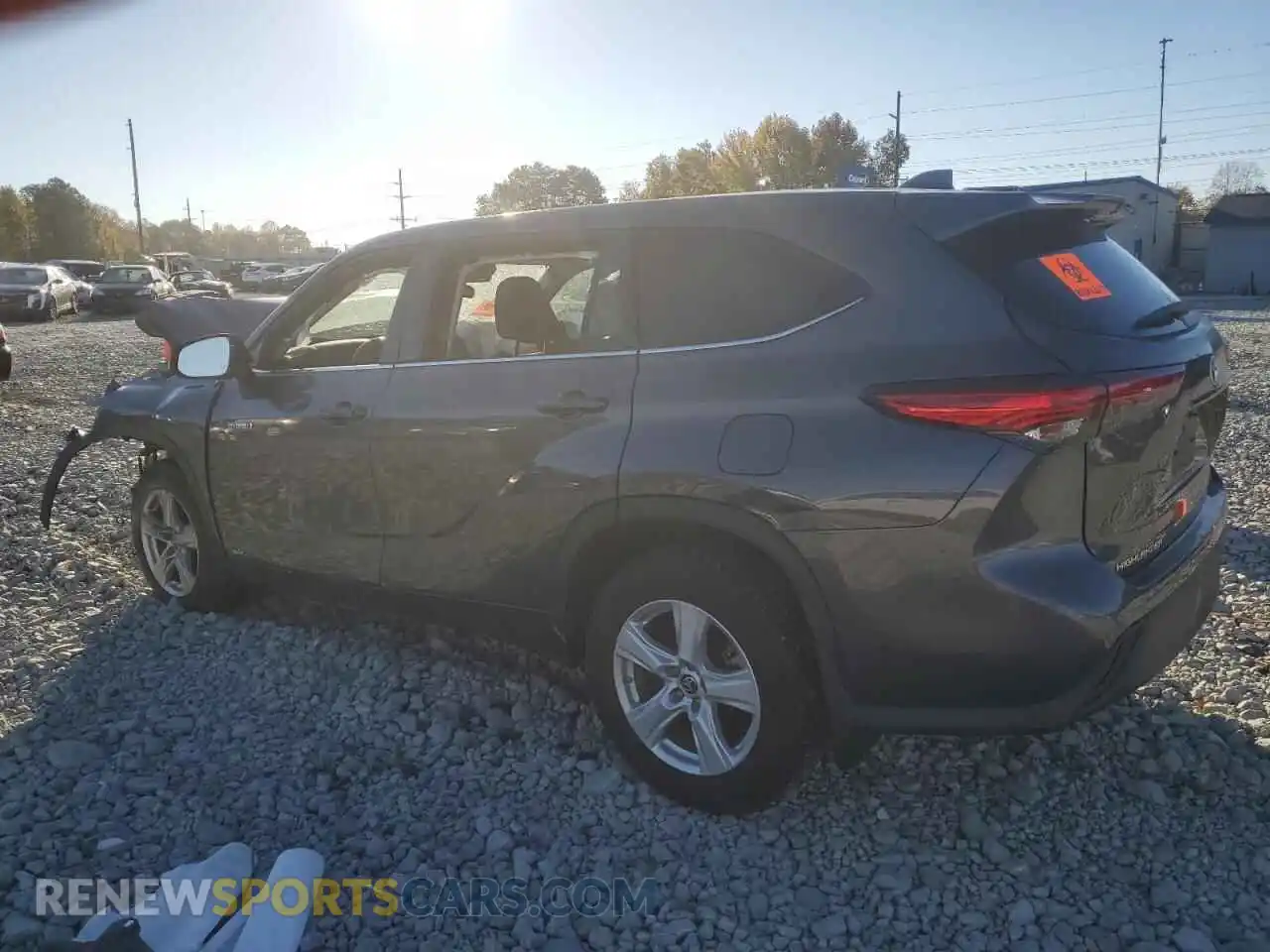 2 Photograph of a damaged car 5TDBBRCH5MS039727 TOYOTA HIGHLANDER 2021