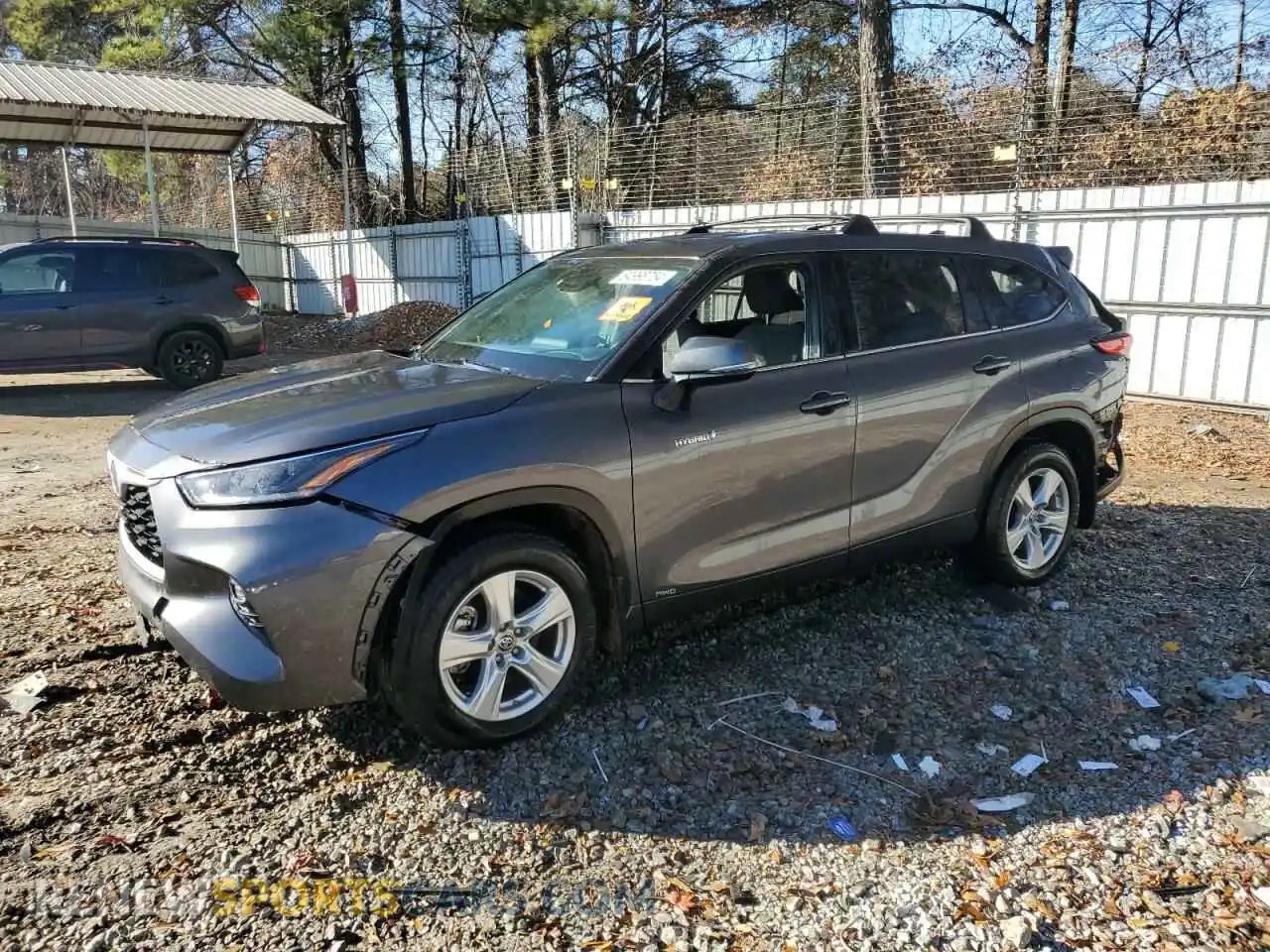 1 Photograph of a damaged car 5TDBBRCH5MS529200 TOYOTA HIGHLANDER 2021