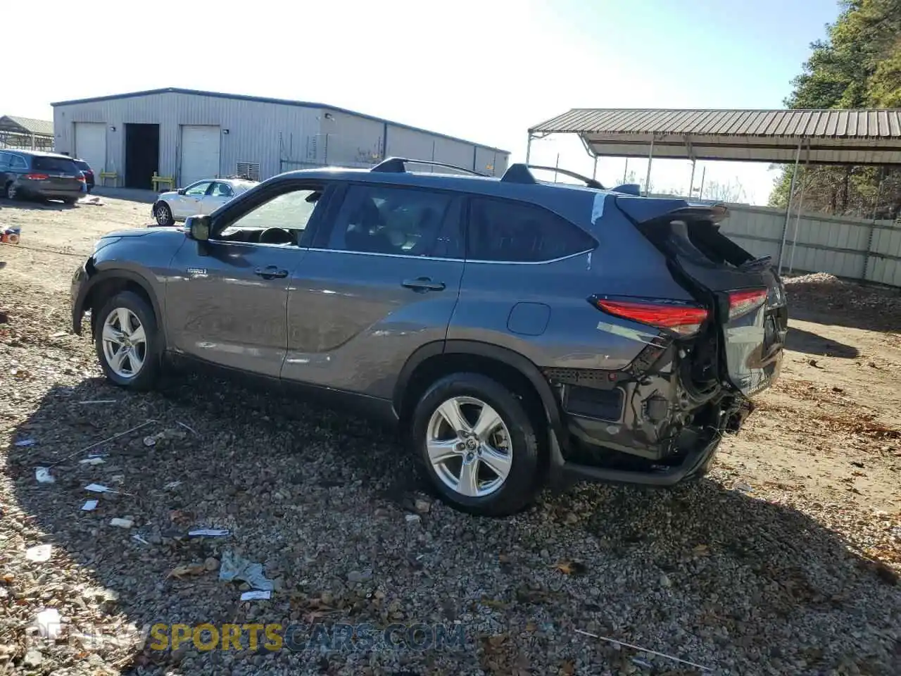 2 Photograph of a damaged car 5TDBBRCH5MS529200 TOYOTA HIGHLANDER 2021