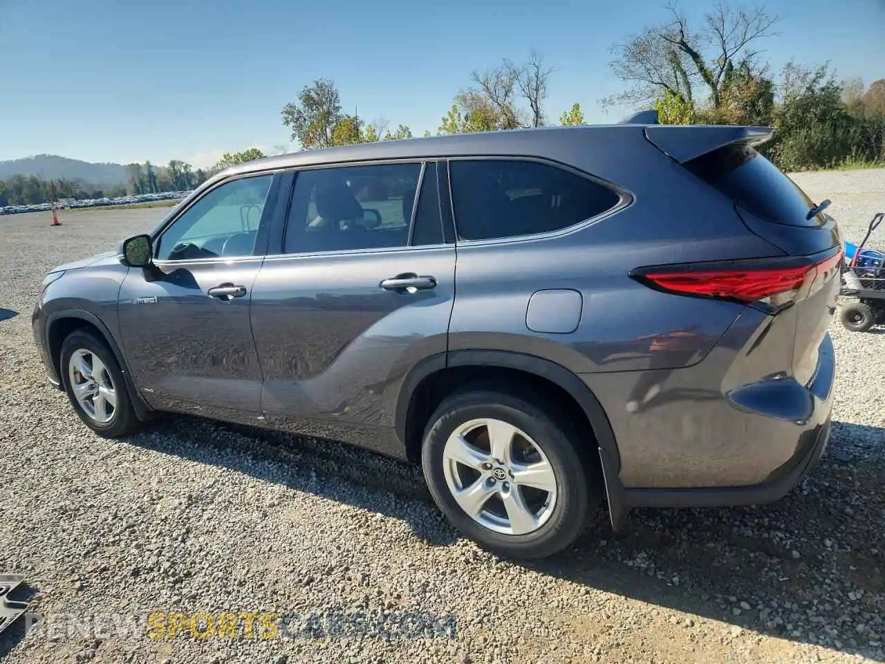 2 Photograph of a damaged car 5TDBBRCH5MS531223 TOYOTA HIGHLANDER 2021