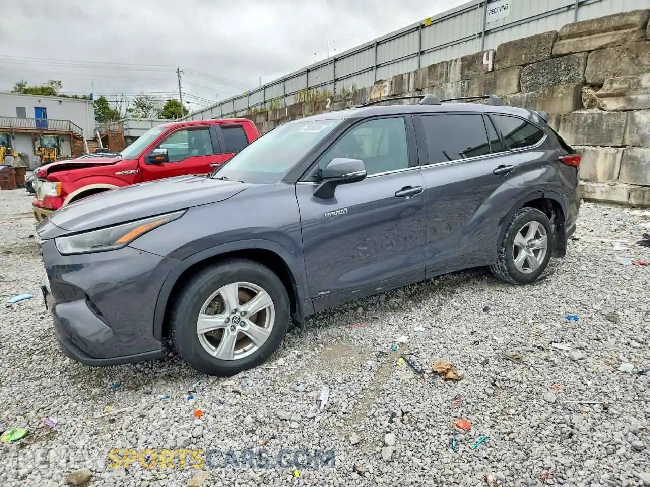 1 Photograph of a damaged car 5TDBBRCH7MS514455 TOYOTA HIGHLANDER 2021