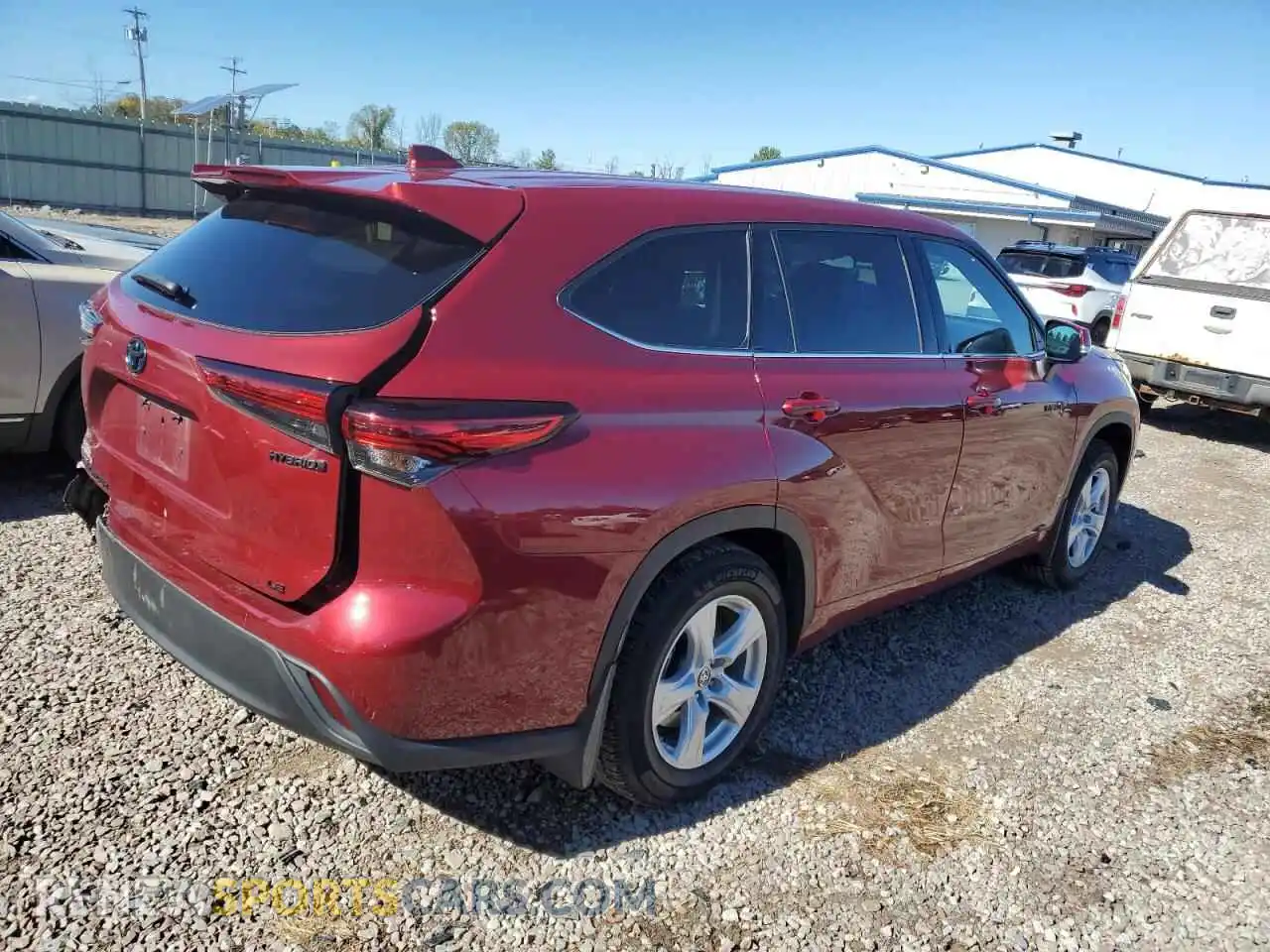 3 Фотография поврежденного автомобиля 5TDBBRCH7MS515475 TOYOTA HIGHLANDER 2021