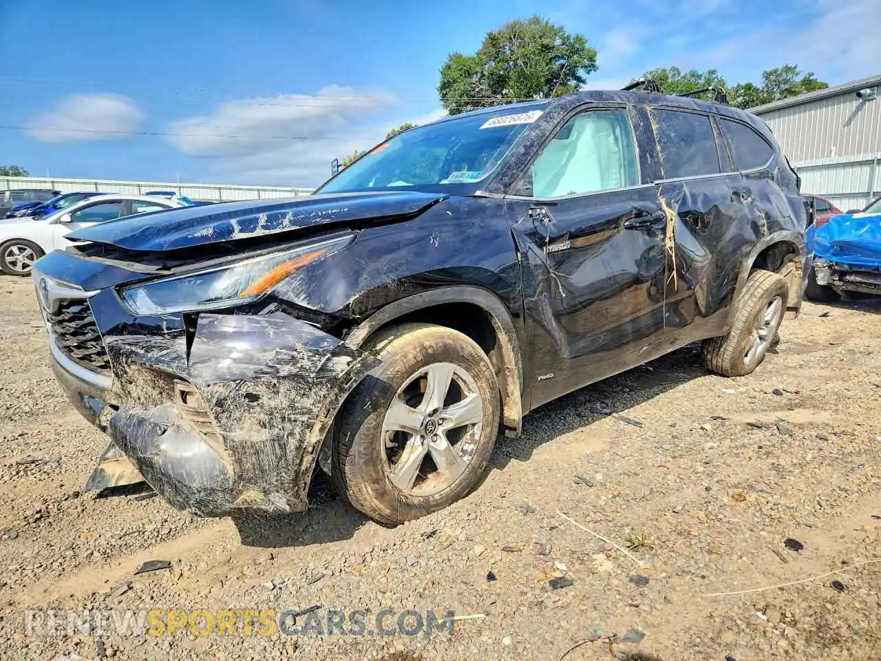 1 Photograph of a damaged car 5TDBBRCH8MS025367 TOYOTA HIGHLANDER 2021