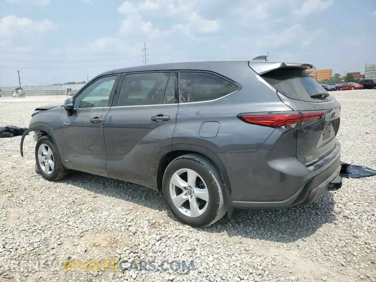 2 Photograph of a damaged car 5TDBBRCHXMS518029 TOYOTA HIGHLANDER 2021