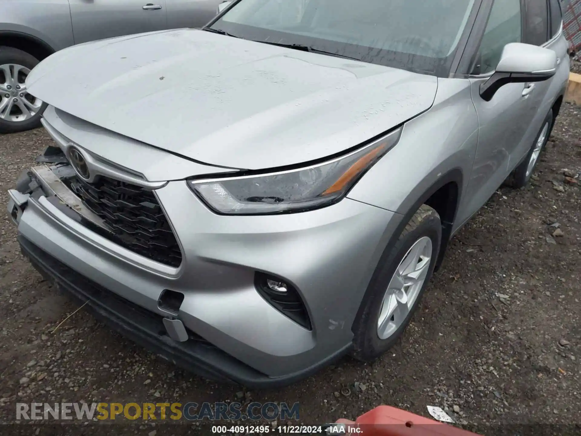 2 Photograph of a damaged car 5TDBZRBH0MS102634 TOYOTA HIGHLANDER 2021
