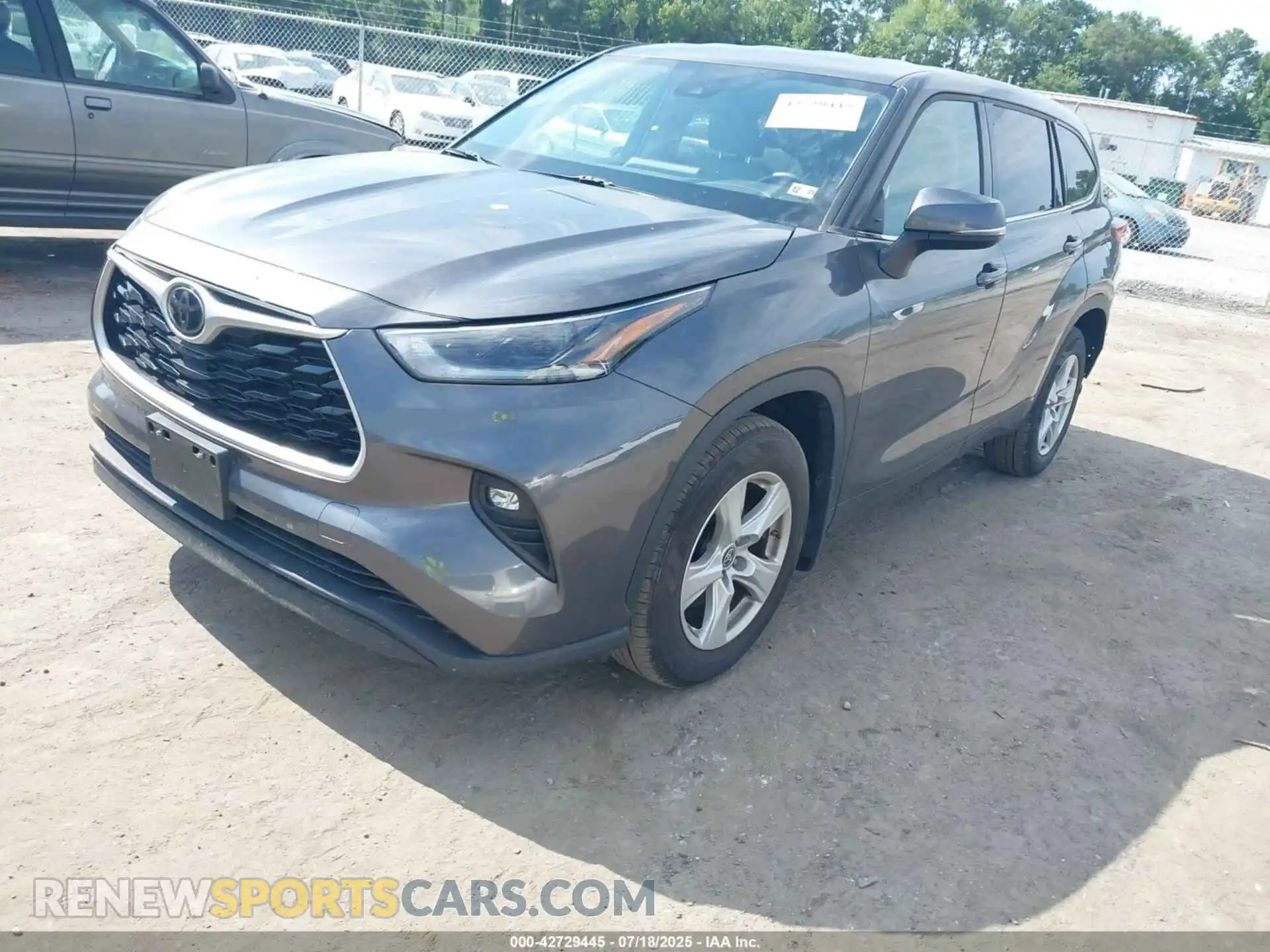 2 Photograph of a damaged car 5TDBZRBH1MS111522 TOYOTA HIGHLANDER 2021