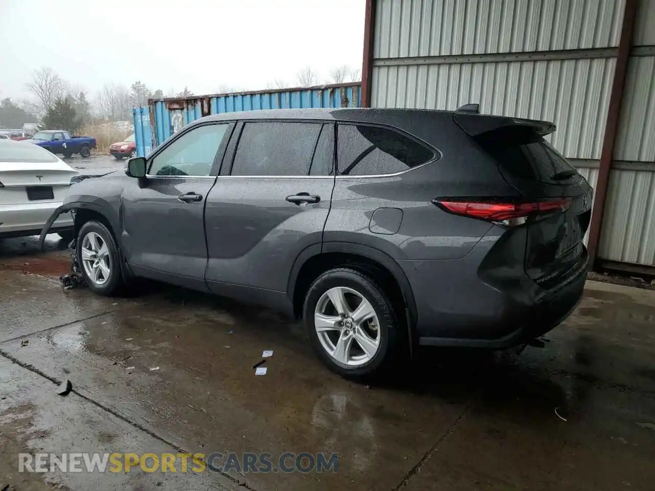 2 Photograph of a damaged car 5TDBZRBH1MS135688 TOYOTA HIGHLANDER 2021