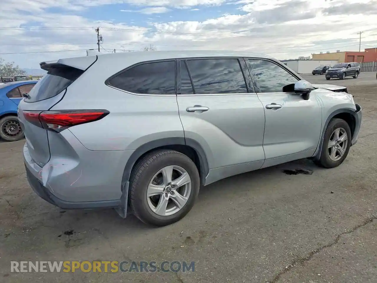 3 Photograph of a damaged car 5TDBZRBH1MS528249 TOYOTA HIGHLANDER 2021