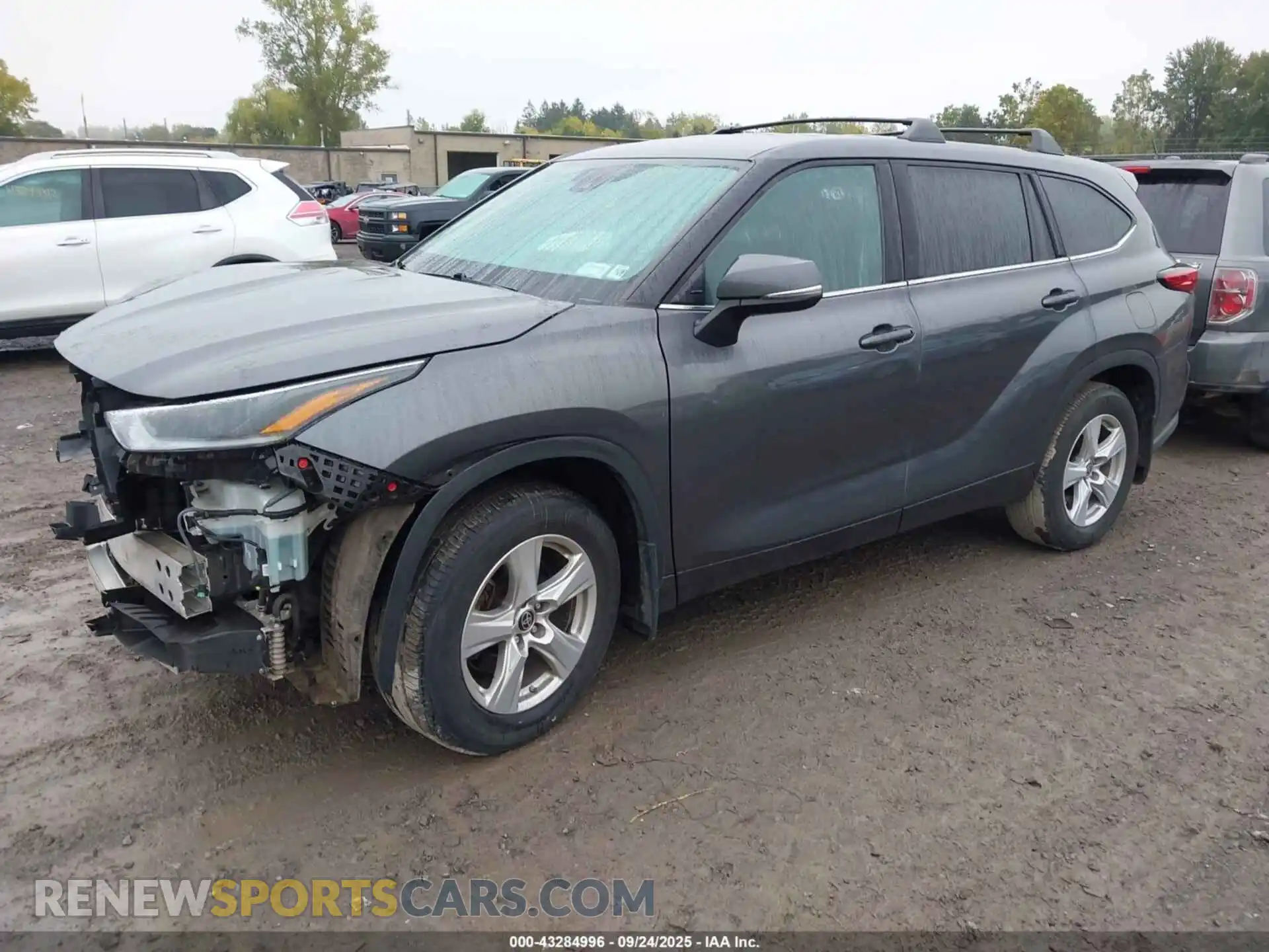 2 Photograph of a damaged car 5TDBZRBH1MS548694 TOYOTA HIGHLANDER 2021