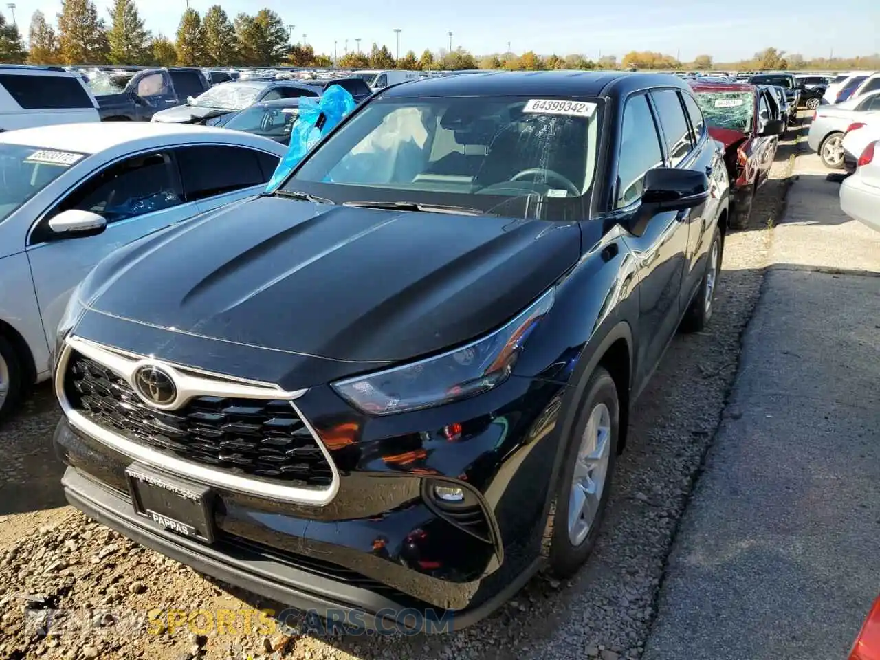 2 Photograph of a damaged car 5TDBZRBH2MS085609 TOYOTA HIGHLANDER 2021