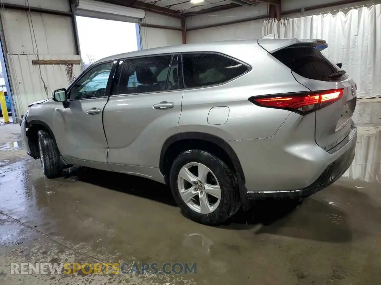 2 Photograph of a damaged car 5TDBZRBH2MS089515 TOYOTA HIGHLANDER 2021