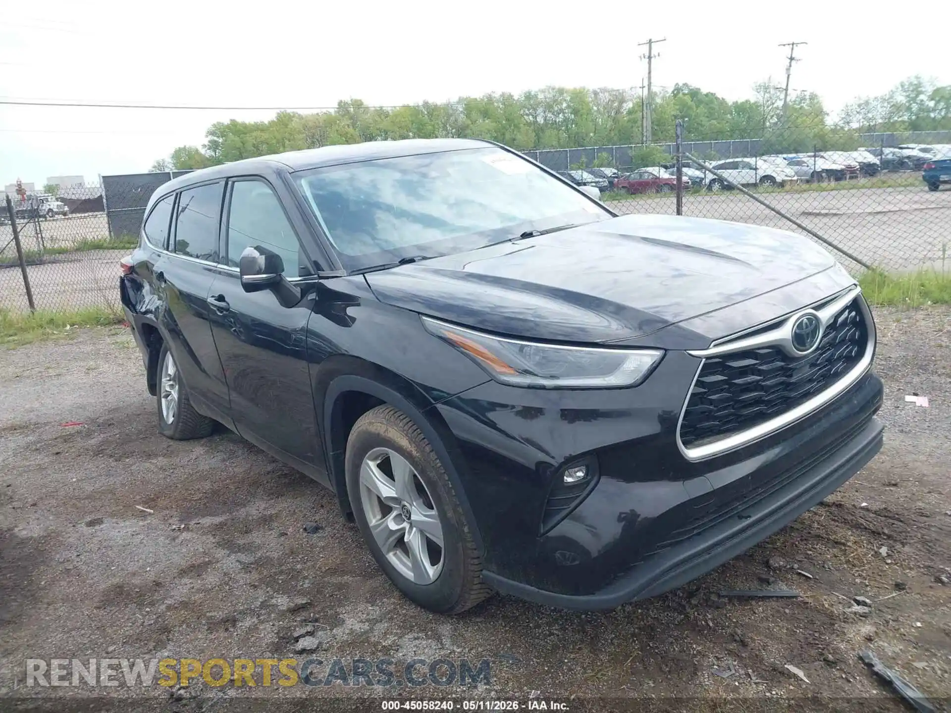 1 Photograph of a damaged car 5TDBZRBH2MS142052 TOYOTA HIGHLANDER 2021