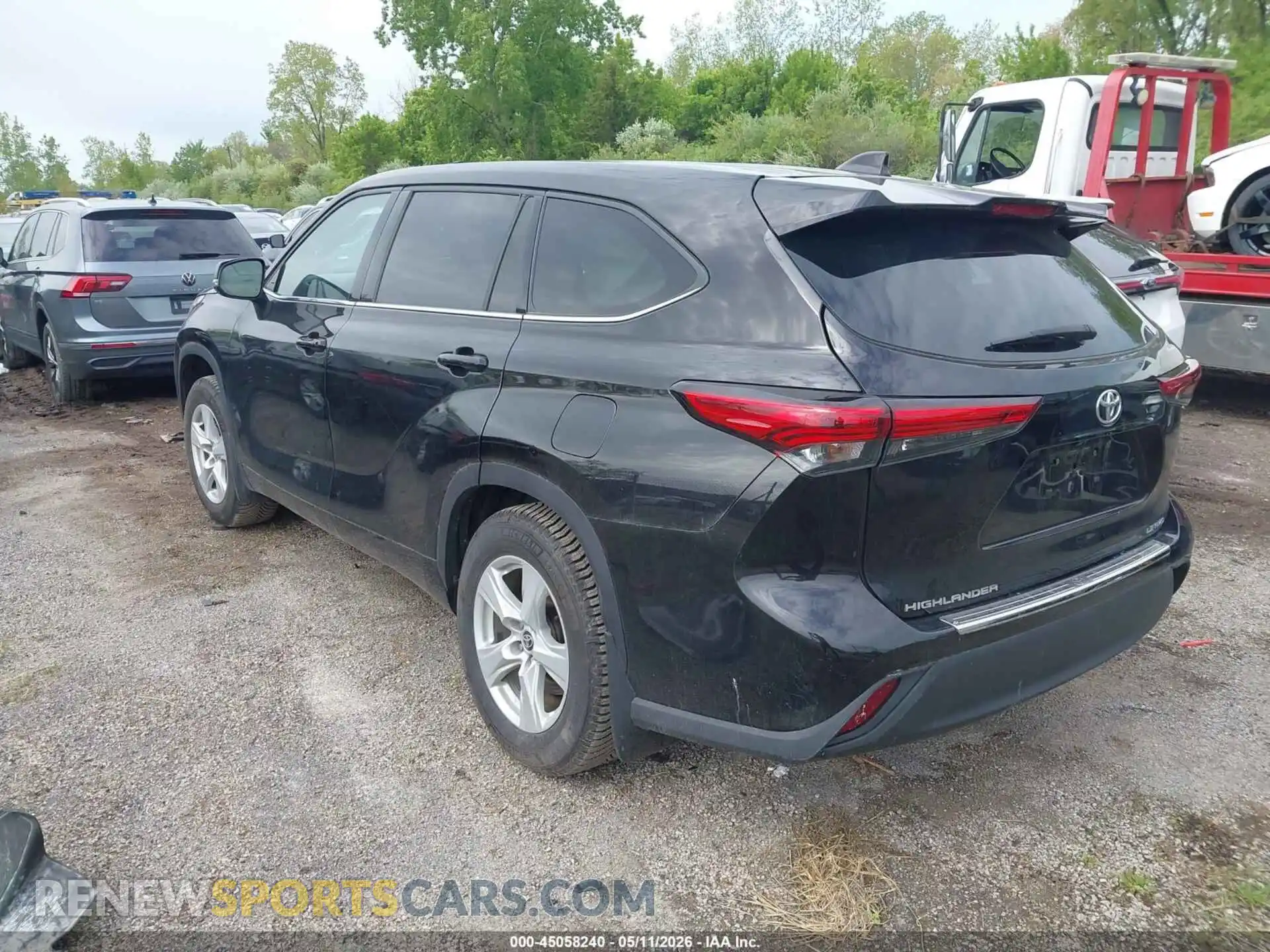 3 Photograph of a damaged car 5TDBZRBH2MS142052 TOYOTA HIGHLANDER 2021