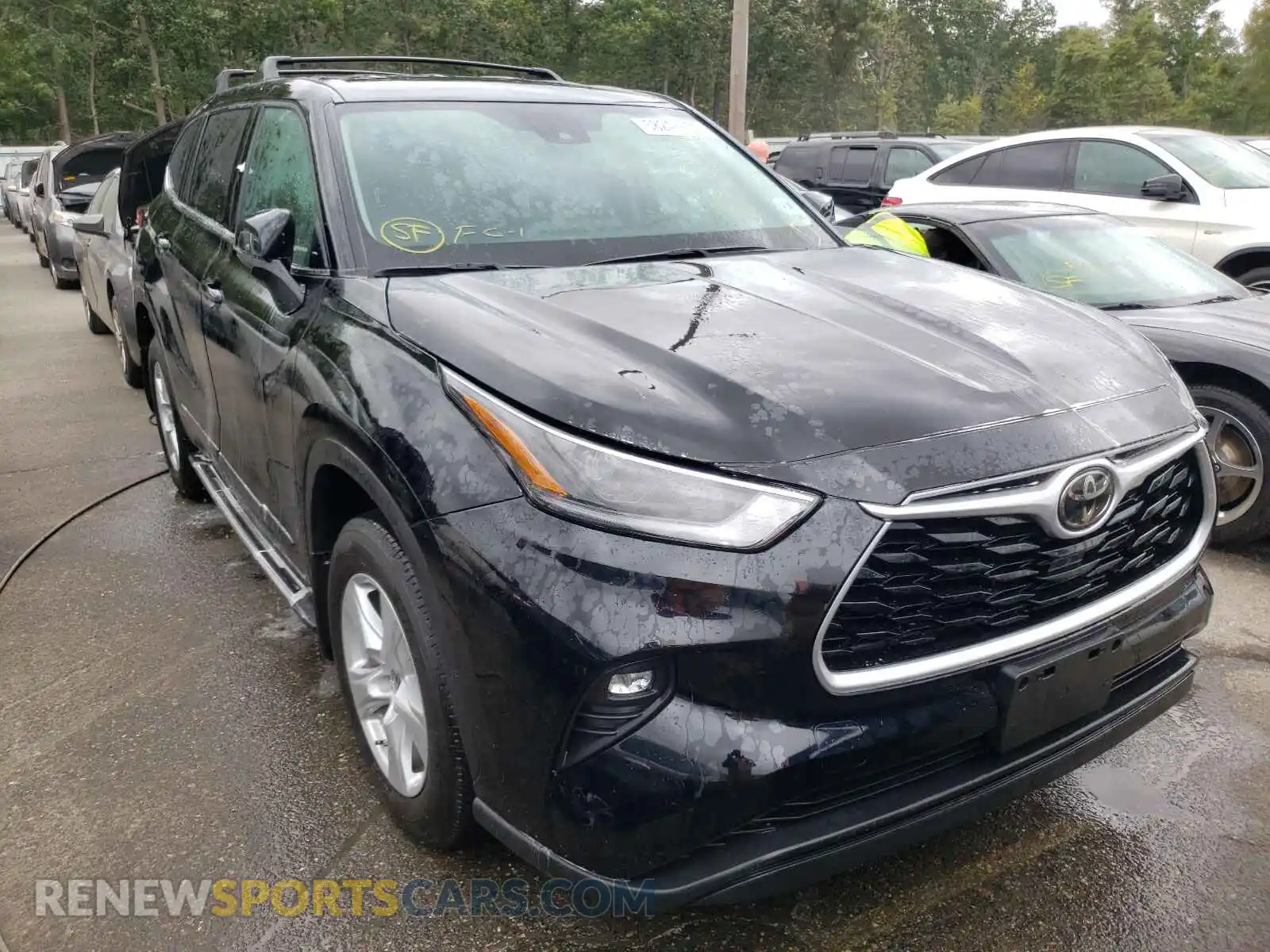 1 Photograph of a damaged car 5TDBZRBH3MS090611 TOYOTA HIGHLANDER 2021